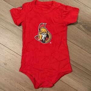 Baby One Piece with Senators Logo
